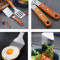 Miniatyrbilde 4 av 5: Grillskrape Grillskrape Grillskrape Rustfritt Stål Skrape Skrape Sett Grillskrape Kjøkken Grillskrape Skrape