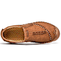 Miniatyrbillede 5 af 5: Herre Casual Sko Læder Loafers 3038 Brown EU 38
