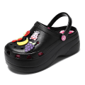 Miniatyrbild 1 av 5: Damtofflor Strandtofflor Mode Sandaler Utomhus Inomhus halkfria skor 033 Black EU 40