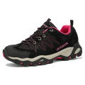 Miniatyrbillede 1 af 5: Dame Vandresko Lav Top Sneakers Til Udendørs Trailing Trekking Vandring 3D6136 BlackRed EU 39