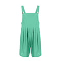 Miniatyrbillede 2 af 5: Dame Ærmeløs Justerbar Overalls Jumpsuit Green S