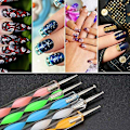 Pikkukuva 5 / 5: Dotting Tools -sarjat, 25 osainen Mandala Dotting Tools -setti, Dotting-kynät, siveltimet, sapluuna, pallokynä, maalausalusta