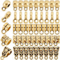Miniatyrbillede 1 af 5: 1 Æske 300 stk. Lås Bøjle Perler Guld Charm Spacer Perler Stort Hul Legering Dingle Cylindrisk Tekstureret Tibetansk Stil Bøjle Rør Perler til Smykkefremstilling Pe