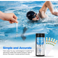 Miniatyrbild 4 av 5: Simremsor för pooltest, 7 i 1 simremsor för pooltest, förpackning med 50 remsor (50)