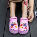 Miniatyrbild 5 av 5: Damtofflor Strandtofflor Mode Sandaler Utomhus Inomhus halkfria skor 033 Pink EU 35