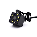 Miniatyrbillede 2 af 3: HD CCD 8 LED Bakkamera 170 Natkamera Mini Backup Kamera 12V DC (Foran Eller Bag)