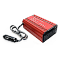 Miniatyrbillede 1 af 5: 300w Bil Power Inverter Dc 12v Til 110v Ac Power Invertere Til Køretøjer Konverter Usb-c Pd65w/18w Usb Hurtig Opladning Porte Biloplader Adapter (rød)