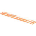 Miniatyrbillede 4 af 5: 10 styk bindespiraler 34 ringe 15 mm plastbindekamme slidstærkt skrivemateriale spiraler bindemiddel (orange)