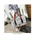 Miniatyrbillede 3 af 5: Stor Rejsetaske Gymtaske, Rejse Duffel Bag Weekendtaske Overnatningstaske Grey