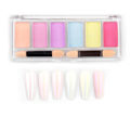 Miniatyrbillede 1 af 5: Neglekunst Solid Magic Mirror Pulver Aurora Pulver, 6-farve Kombination, Lavet Af Pet style  style3