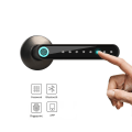 Pikkukuva 2 / 5: Wafu Wf-016 Sormenjälki Elektroninen Oven Lukko Älykäs Bluetooth Salasana Kahvalukko Sovellus Avaimeton Sisäänpääsy Tuki Ios/Android Black