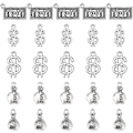 Miniatyrbild 1 av 5: 1 Ask 80 st Silver Dollar Berlock Pengapåse Berlocker Antik Legering Metall Tibetansk Sedel Dollar Tecken Berlock Bulk för Smyckestillverkning Berlocker Kvinnor DIY