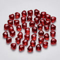 Miniatyrbillede 1 af 2: 100 stk. Jade Hjerte Glasperler 6mm Kærlighed Krystal Spacer Perler Mørkerøde Hjerteperler Løse Perler til DIY Håndværk Smykkefremstilling Hul: 0,7mm