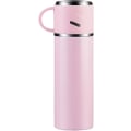 Miniatyrbild 1 av 4: Vakuumkolv 410 ml, återanvändbar resmugg med lock, isolerad vattenflaska (410 ml/13,87 oz, rosa)