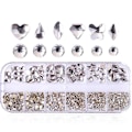 Miniatyrbillede 1 af 5: Neglekunst Rhinestones Negle Ædelstene, 3d Multi Former Flatback Neglekrystaller Diamanter Til Negledesign Q3