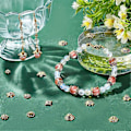 Miniatyrbilde 2 av 5: 360 stk. Perlehetter 15 Tibetansk Stil Blomsterperlehette Avstandsperler Legeringsperlehette Bails Endestykker Perler