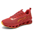 Miniatyrbilde 1 av 5: Herresko Flygende Vevde Fritidssko Pustende Joggesko Sportssko 8818 Red EU 44