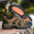 Miniatyrbild 4 av 5: Herrsneakers Lågtopps Vandringsskor För Utomhusspårning Vandring Promenader 102 Brown EU 43