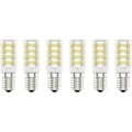 Miniatyrbild 1 av 5: 6 st E14 LED-lampor, 5 W (motsvarande 50 W), kallvitt (6000 K), AC220-240 V, flimmerfri, ej dimbar, 300 lumen, CRI>80 (kallvitt, 5 W) [energiklass A+]