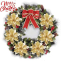 Miniatyrbild 5 av 5: 12 st julblommor, konstgjorda julblommor, glitter julstjärna julgransprydnader, glitter julgran, konstgjorda blommor jul