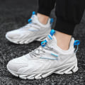 Miniatyrbillede 5 af 5: Mænds Sports Løbesko Blade Sko Reflekterende Trendy Sko Fr82308 White EU 45