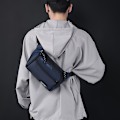 Pikkukuva 3 / 5: Vyölaukku miehille ja naisille, crossbody vyötärölaukku, vyölaukku Navy blue