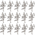 Miniatyrbild 1 av 5: 1 Ask 50 st Cupid-berlocker, Skyddsängelberlocker, 316 Rostfritt Stål, Kärleksberlocker, Fe-ängelberlocker