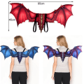 Miniatyrbilde 3 av 5: Voksen Dragevinge Kostyme Dragevinge Np Halloween Jul Bursdagsfest 60cm Blue