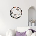 Miniatyrbild 2 av 5: 3D djurformad metallväggkonst, metalldjurformad väggkonst väggdekor