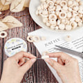 Miniatyrbillede 4 af 5: 250 stk. 5 Stilarter Ubehandlede Naturlige Træperler Sæt Løse Træperler Facetterede Polygon Træperler Træ Oval Perler til Guirlande Macrame Juledekoration