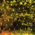 Miniatyrbillede 3 af 5: 3m X2m 200 Led Have Net Lys, Netdrevet Vandtæt Med 8 Tilstande & Timer Netgardin Lys Varm Hvid