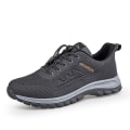 Miniatyrbilde 1 av 5: Løpesko for menn og kvinner, lette og pustende gåsko, atletiske motesneakers 3D212 Gray EU 42