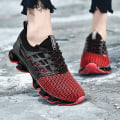 Miniatyrbillede 5 af 5: Sport Løbesko Til Mænd Mesh Åndbare Trail Løbere Mode Sneakers K06 Red EU 46