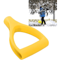 Miniatyrbilde 5 av 5: D-spadehandtak indre diameter på 3,2 cm/1,26\" erstatningsspadehandtak i plast for graving og ripping (gul)