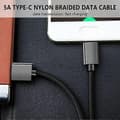 Pikkukuva 2 / 5: Type-C datakaapeli 5A nylonpunottu datakaapeli universaali datakaapeli kannettavalle tietokoneelle