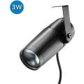 Miniatyrbilde 2 av 5: Scenebelysning, LED 3W projeksjonslampe hvit farge pinspot med EU-plugg