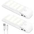 Miniatyrbillede 2 af 5: Automatisk Lys, Bærbar Bevægelsessensor Lys, 3 Tilstande Natlys 12 Led Usb Genopladeligt Varmt Lys