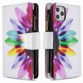 Pikkukuva 4 / 5: Yhteensopiva iPhone 13 lompakkokotelo, monitoiminen nahkainen vetoketjullinen lompakkokotelo style 5 iPhone13mini