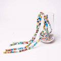 Pikkukuva 4 / 5: 650 kpl 6 mm:n lajitelma lampwork-lasikuutiohelmiä Millefiori-helmiä korujen valmistukseen