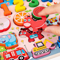 Miniatyrbild 5 av 5: Barnens frukt digitala byggklossar tidig utbildning pussel 1-2-3 år gamla baby leksak pojkar och flickor intellektuell utveckling