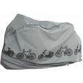 Miniatyrbillede 1 af 4: Cykeltrappe Cykelovertræk Cykelgarage Universal Til E-cykler / Scootere, Vandtæt Presenning [100cm X 210cm] Farve: Grå