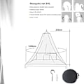 Miniatyrbillede 3 af 5: Myggenet, Kuppel Myggenet, Seng Myggenet Stort Polyester Myggenet, Seng Betræk Til Vugge
