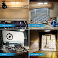 Miniatyrbild 3 av 5: 12v LED-innerbelysning husbilsinnertak 12v 3,5w LED-strömbrytare 2-pack