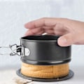 Miniatyrbild 4 av 5: 4-tums fjäderform kakformar - Non-stick rund bakform kakform med kakdekorationer för hembakning