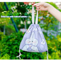 Miniatyrbillede 5 af 5: Kawaii Frokosttaske til piger sød isoleret madkasse æstetiske ting Bento køletaske frokost stofpose til skole picnic kontor gul