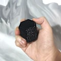 Miniatyrbild 2 av 5: Hexagon Sammet Ring Box Enstaka Ring Display Hållare Elegant Smycken Förvaringslåda Present Till Förslag Förlovning Bröllopsdag Födelsedag Ceremoni (svart)