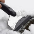 Miniatyrbilde 2 av 4: Isskrape Bilvindusskrape Snøskuffe Skrape Frostnal Vindus Snøbørste Snøfjerningsverktøy Skrape med Sklisikkert Håndtak for Hjemmet