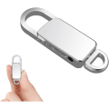 Miniatyrbild 1 av 5: Mini röstinspelare 8 GB nyckelring liten Mp3 digital inspelare, silver