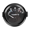 Miniatyrbillede 1 af 5: Køretøjsovervågningssæt til vandtemperatur, 2 tommer 52 mm universel LED digital bilvandstemperatursensor