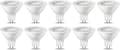 10-pack Gu5.3 MR16 LED-lampor 5W Varmvitt Ej dimbar 220V [Energiklass G]